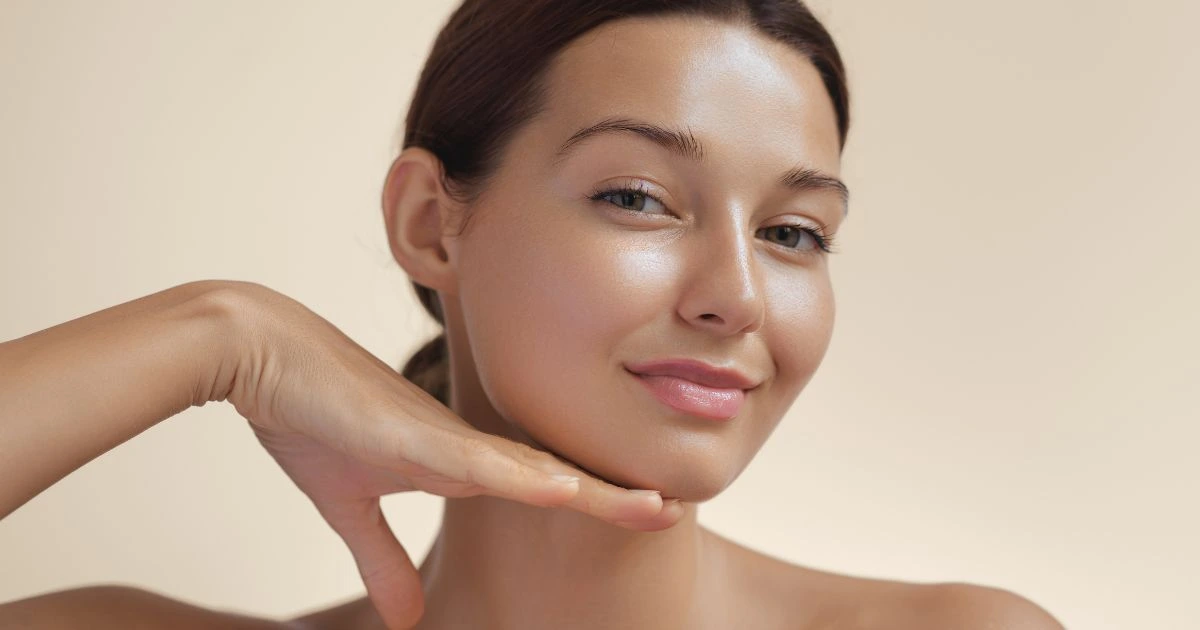 A precise Botox injection for forehead lines performed at Longevity Lab & Aesthetics.